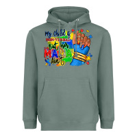 Sage my child is non verbal but her mama aint afro hand rana Heavyweight Hoodie - RanaPortraitStore