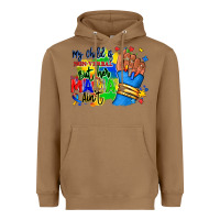 My Child Is Non Verbal But Her Mama Aint Afro Hand Rana Heavyweight Hoodie | Teevron