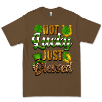 Cacao St. Patrick's Not lucky just blessed Premium Tee - OliviaCreatesArt