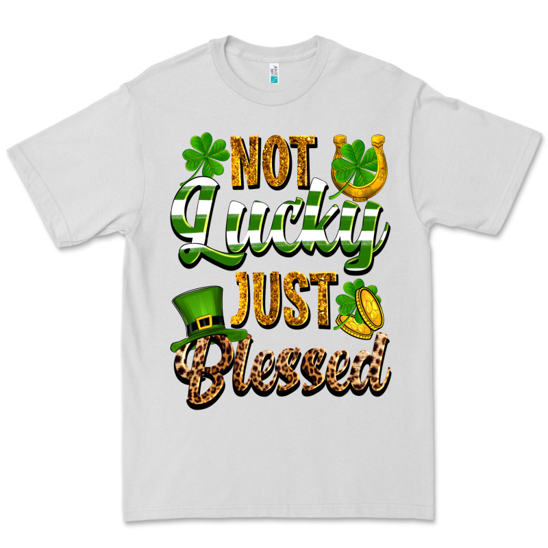 St. Patrick's Not Lucky Just Blessed Premium Tee by OliviaCreatesArt | Teevron