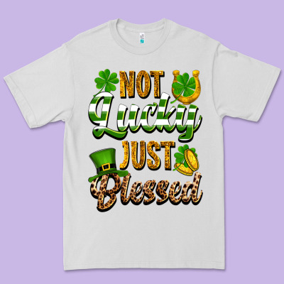 St. Patrick's Not Lucky Just Blessed Premium Tee Designed By Oliviacreatesart