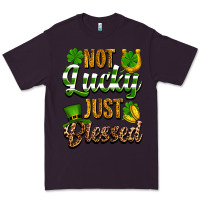 Plum St. Patrick's Not lucky just blessed Premium Tee - OliviaCreatesArt