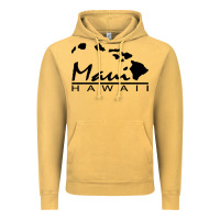 Vintage Mustard maui hawaii Vintage Hoodie - linhVisuals
