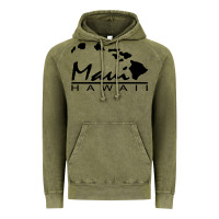 Vintage Olive maui hawaii Vintage Hoodie - linhVisuals