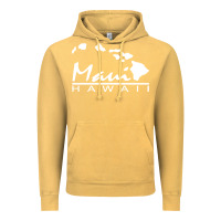 Vintage Mustard maui hawaii Vintage Hoodie - linhVisuals