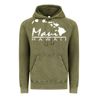 Vintage Olive maui hawaii Vintage Hoodie - linhVisuals
