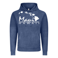 Vintage Denim maui hawaii Vintage Hoodie - linhVisuals