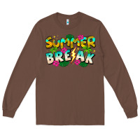 Chestnut Summer Break Long Sleeve Tee - CowhideDigitalArt