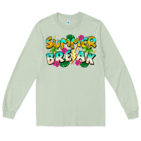 Matcha Summer Break Long Sleeve Tee - CowhideDigitalArt
