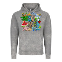 Cloud Rock summer time Vintage Hoodie - CowhideDigitalArt