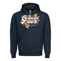 Navy second grade Zipper Hoodie - JahusDesignShop