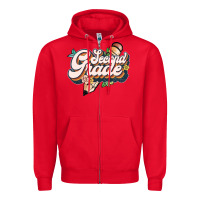 Red second grade Zipper Hoodie - JahusDesignShop