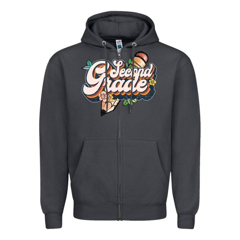 Second Grade Zipper Hoodie by JahusDesignShop | Teevron