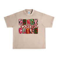 French Oak Candy Cane Cutie Urban Heavy Tee - FaDigitalArtStudio