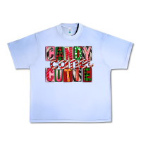 Grape Ice Candy Cane Cutie Urban Heavy Tee - FaDigitalArtStudio
