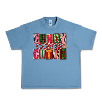 Pebble Blue Candy Cane Cutie Urban Heavy Tee - FaDigitalArtStudio