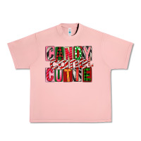 Salmon Candy Cane Cutie Urban Heavy Tee - FaDigitalArtStudio