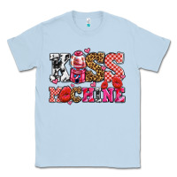 Dusty Blue kiss machine with lips olivia Classic Tee - OliviaCreatesArt