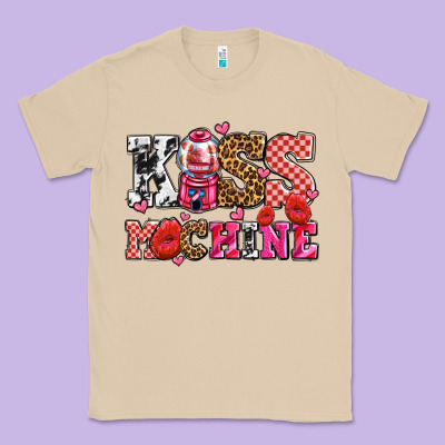 Kiss Machine With Lips Olivia Classic Tee Designed By Oliviacreatesart