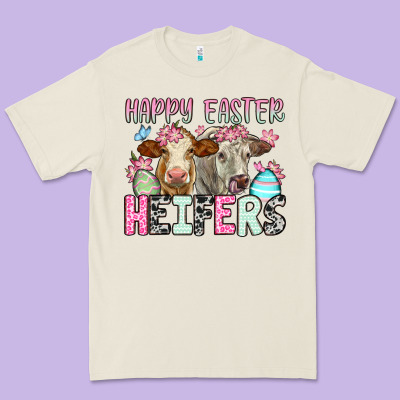 Happy Easter Heifers Premium Tee Designed By Oliviacreatesart