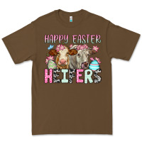 Cacao Happy Easter Heifers Premium Tee - OliviaCreatesArt