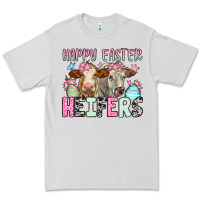 Dove Grey Happy Easter Heifers Premium Tee - OliviaCreatesArt