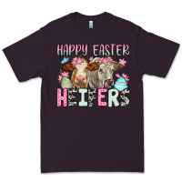Plum Happy Easter Heifers Premium Tee - OliviaCreatesArt