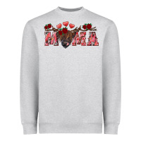 Heather Grey valentines day mama Heavyweight Sweatshirt - RanaPortraitStore