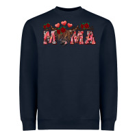 Navy valentines day mama Heavyweight Sweatshirt - RanaPortraitStore