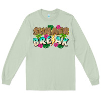 Matcha Summer Break Long Sleeve Tee - CowhideDigitalArt
