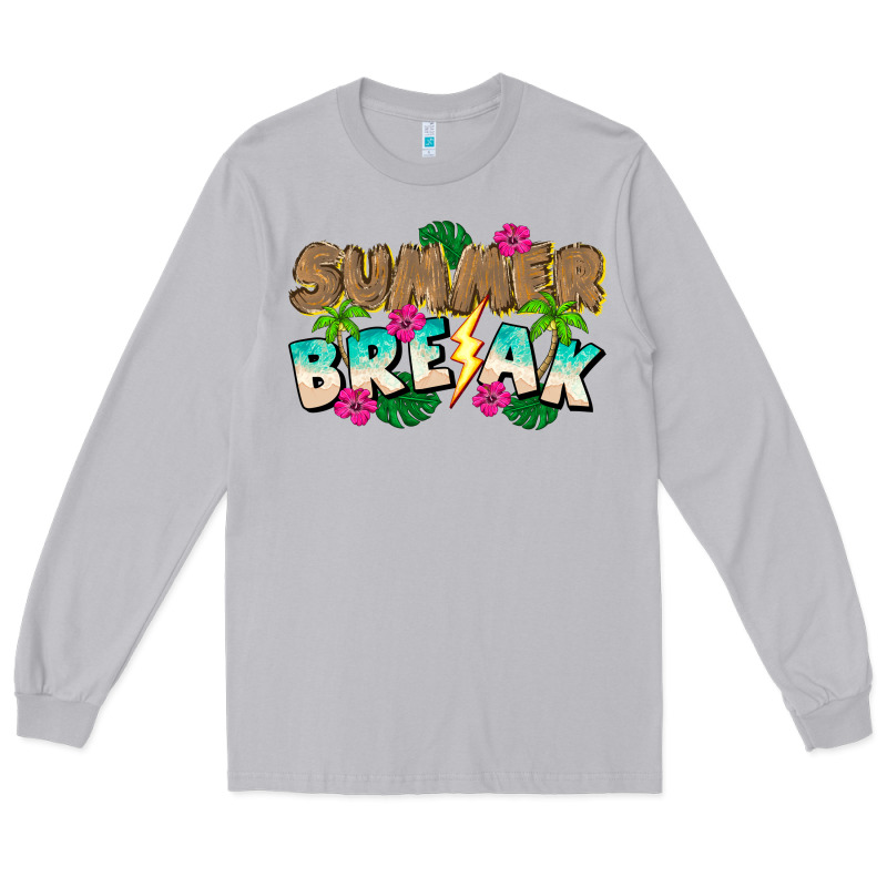 Summer Break Long Sleeve Tee by CowhideDigitalArt | Teevron