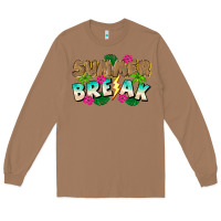 Toasted Coconut Summer Break Long Sleeve Tee - CowhideDigitalArt