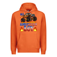 Carrot all american boy monster truck Premium Hoodie - Artiststas