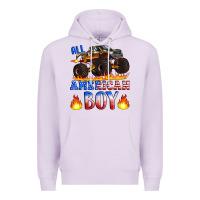Lilac all american boy monster truck Premium Hoodie - Artiststas
