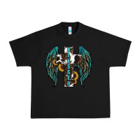 Black western wings cross blessed Urban Heavy Tee - RanaPortraitStore