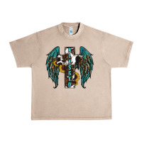 French Oak western wings cross blessed Urban Heavy Tee - RanaPortraitStore