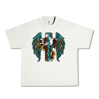 Pistachio western wings cross blessed Urban Heavy Tee - RanaPortraitStore