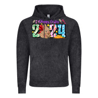 Vintage Black Happy Easter 2024 Vintage Hoodie - CowhideDigitalArt
