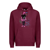 Burgundy MGK+Thing Premium Hoodie - maiPhamDesign