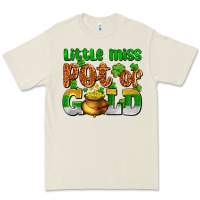 Bone St. Patrick's little miss pot of gold Premium Tee - OliviaCreatesArt