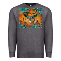 Charcoal Heather wild soul boho bull skull Premium Sweatshirt - RanaPortraitStore