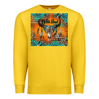 Lemon wild soul boho bull skull Premium Sweatshirt - RanaPortraitStore