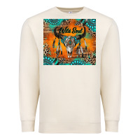 Sandshell wild soul boho bull skull Premium Sweatshirt - RanaPortraitStore
