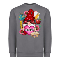 Storm valentines day teacher gnome Heavyweight Sweatshirt - RanaPortraitStore