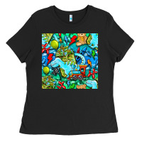 Black boy child coffee cup and teddy bear with thunderbolts and camouflage s Ladies Tee - BundleAndBundleShop
