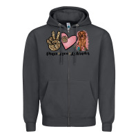 Smoke peace love labrador Zipper Hoodie - JahusDesignShop