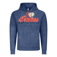 Vintage Denim motorcycle racing indian Vintage Hoodie - linhVisuals
