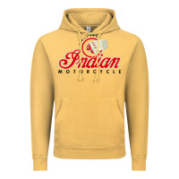 Vintage Mustard motorcycle racing indian Vintage Hoodie - linhVisuals