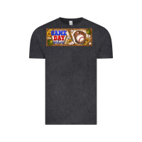 Vintage Black game day vibes Vintage Tee - BundleAndBundleShop