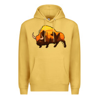 Antique Gold western bison Premium Hoodie - Jasminsmagicworld